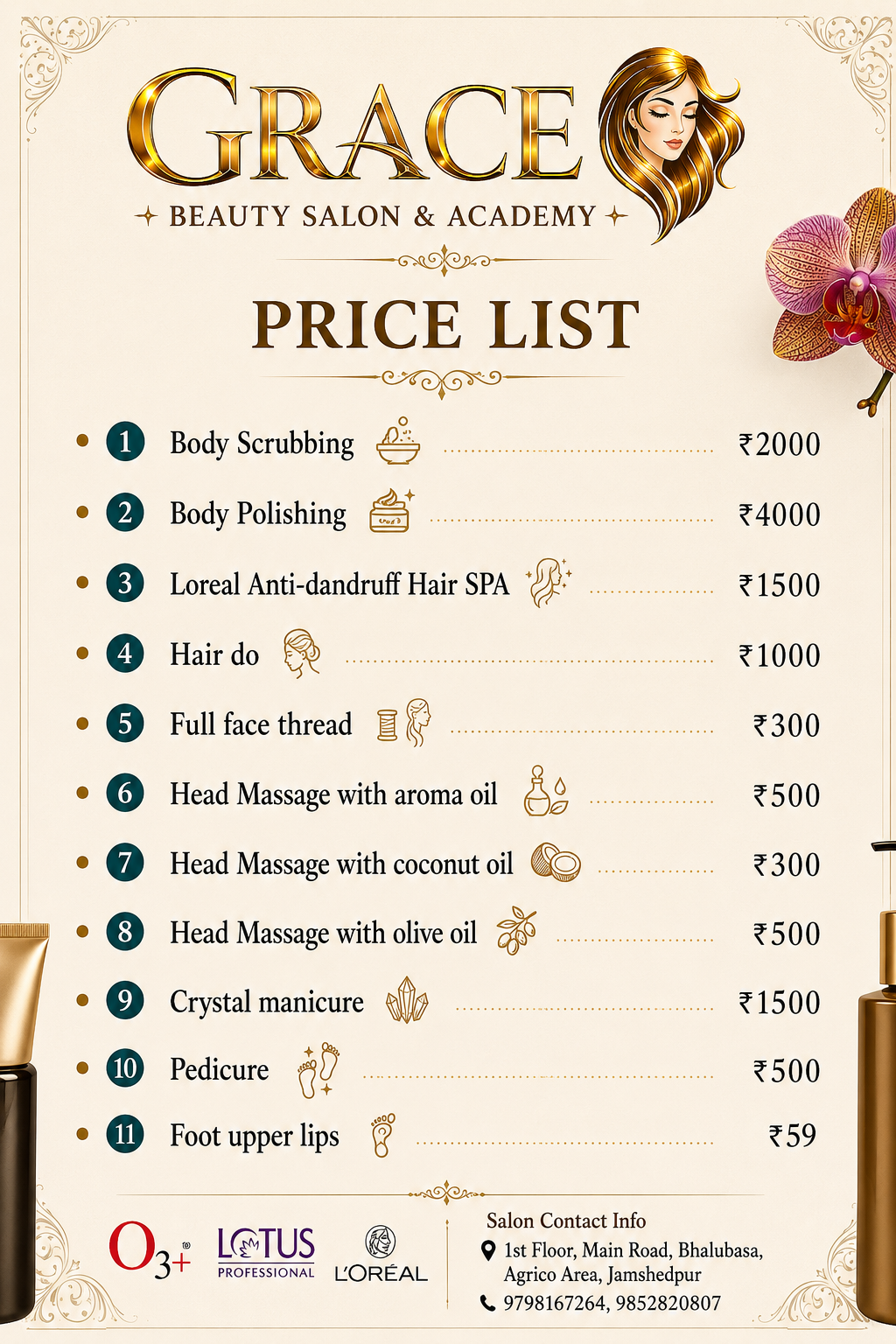 Body & Skin Price List